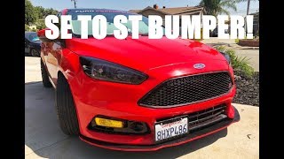2016 Ford Focus SE Bumper Conversion to ST