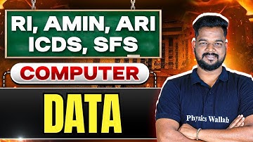 RI AMIN ARI SFS ICDS Mains 2025 | DATA | Computer for RI AMIN ARI SFS ICDS