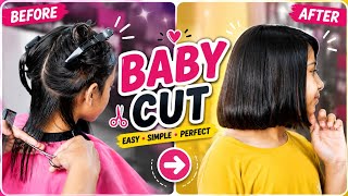 Baby Hair Cutting | Baby Girl Hair Cutting | Haircut Girls | Baby Haircut Tutorial for beginners.