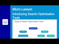 Microlesson: Introducing Search Optimization Tools