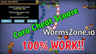 #Tutorial.#Cheat.#WormsZone.io.  Cara Cheat Scoore WormsZone.io 100%WORK!! screenshot 1