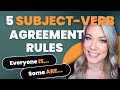 Subject-Verb Agreement Quiz