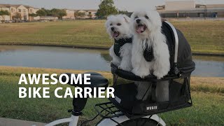 Bicycle Dog Carrier  Rear Rack Bicycle Dog Carrier hybrid DIY