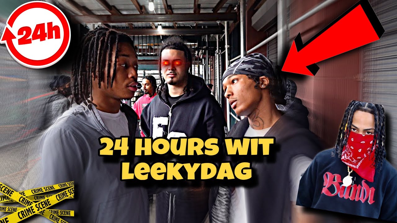 24 HOURS With.. LeekyDaG most dangerous place in the bronx
