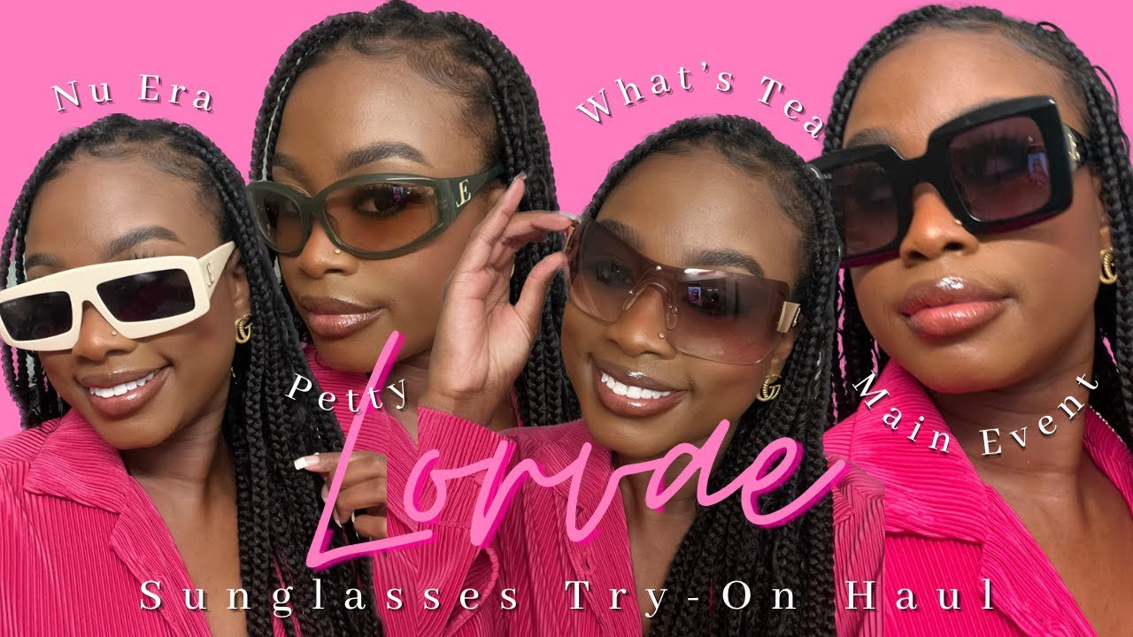 Lorvae Sunglasses Try-On Haul | Main Event, Nu Era, Petty 