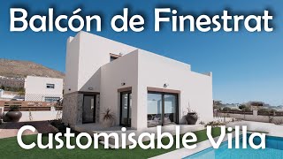 Inside a Customisable  Modern Villa at Balcon de Finestrat | Anveran Real Estate