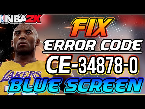 NBA2K ONLINE ERROR CODE CE-34878-0 BLUE SCREEN FREEZE GLITCH FIX- PS4