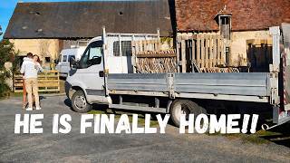 OULALA!! He Makes it home with everything and grapes are transformed!