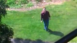 Ranga freak out (fake spider prank)