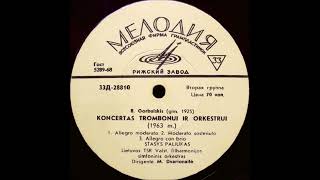 Benjaminas Gorbulskis - Koncertas trombonui ir orkestrui