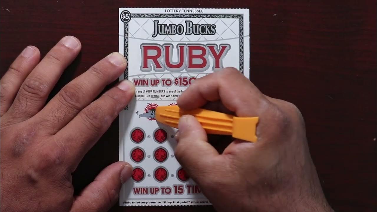 FULL BOOK OF SCRATCH OFFS TICKETS JUMBO BUCKS RUBY 60 x 5 TICKETS TENNESSEE LOTTERY YouTube