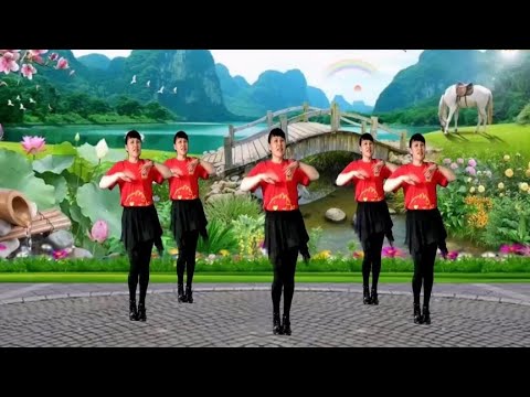 入門健身廣場舞《飄洋過海來看你》舞姿優美，送給廣場舞愛好者！ 【紅豆廣場舞】入门健身广场舞飘洋过海来看你舞姿优美送给广场舞爱好者