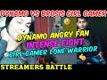 Dynamo VS Girl Gamer, Dynamo Gaming Crazy Fans Angry On Him, BTS And Emperor In Same Match