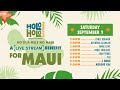 Holo Holo California 2023 - Saturday, September 9, 2023 - A Live Stream Benefit For Maui