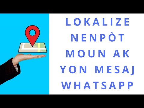 Men kòmanw ka lokalize nenpòt telefòn ak sèlman yon mesaj whatsapp nan mwens ke 1 minit