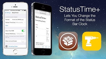 StatusTime+: Lets You Change the Format of the Status Bar Clock