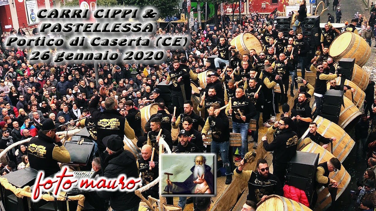 CARRI CIPPI & PASTELLESSA 'a Festa 'e Sant'Antuono Portico di Caserta (Caserta) 26 gennaio 2020