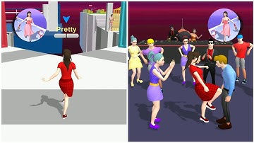 🔴🟡 GIRL RUNNER 3D✅ ALL MAX LEVEL MOBILE IOS, ANDROID WALK THROUGH 4K 9 #girlrunner3d