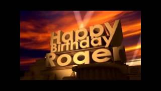 Joyeux Anniversaire Roger Youtube