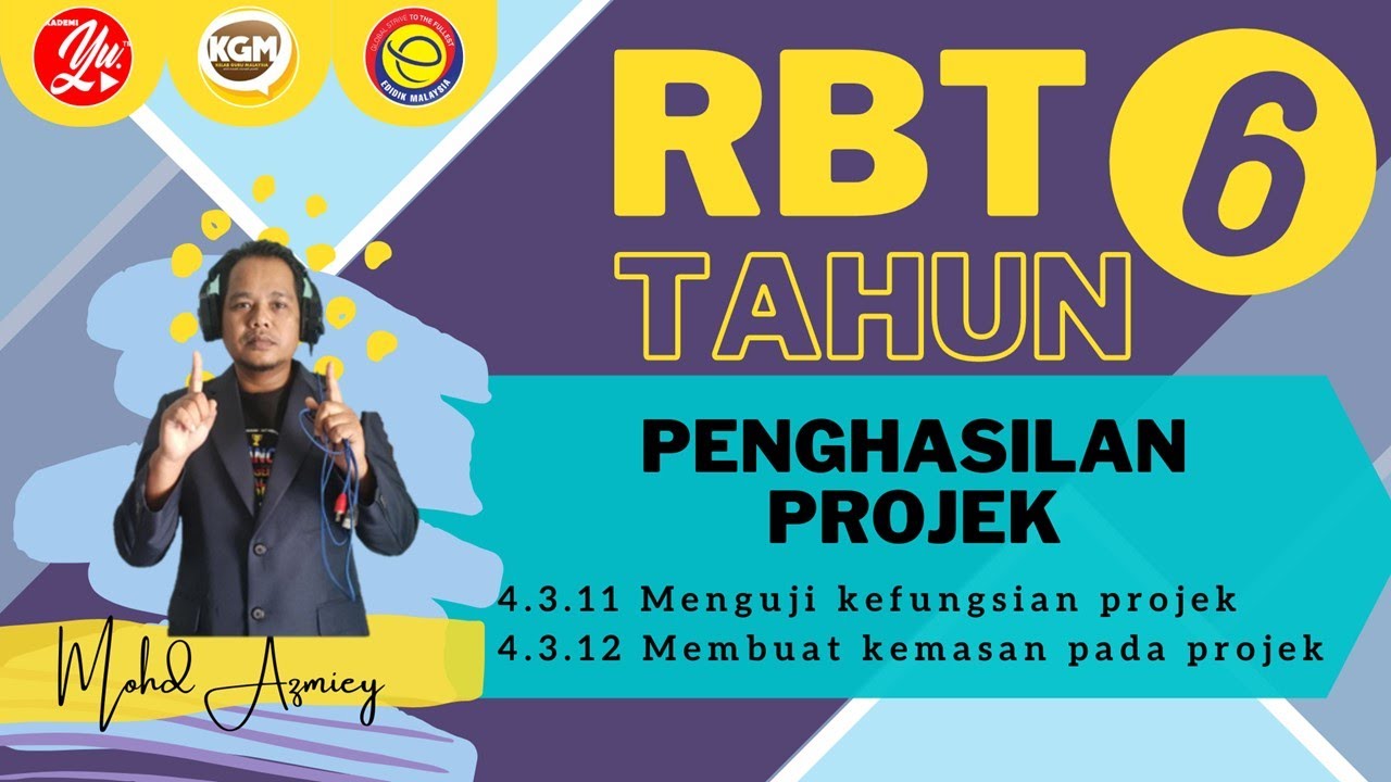RBT TAHUN 6 | 4.3.11 Dan 4.3.12 | MENGUJI KEFUNGSIAN PROJEK DAN MEMBUAT KEMASAN