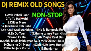 DJ REMIX OLD SONGS DJ NON-STOP MASHUP 2024 80S+90S HINDI SONGS Old Remix songs HARD BASS