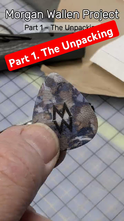 Morgan Wallen's Mic Stand Cover, Part 1. Day 1. The Unpacking of Morgan's Mic Stand #custom #leather