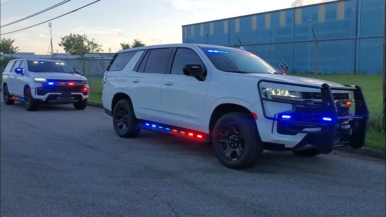 Two 2021 Tahoe PPV Feniex Police Lights by EFS Houston Emergency Fleet