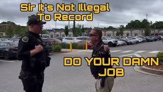 Security Guard Goes Off On Cops For Not Trespassing Auditor