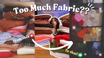 How I Organize and Store My Fabric Stash – Game Changer! | Sewing Room Organization Tips