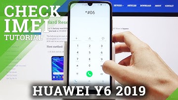 How to Check IMEI Number in Huawei Y6 2019 - Locate SN