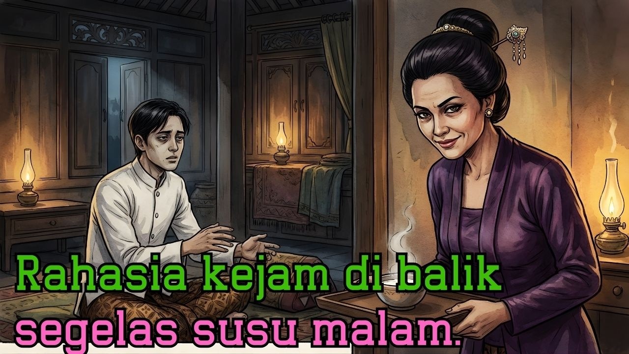 Ibu Tiri Kejam Campur Obat Misterius ke Susu, Niat Bikin Anak Tiri Cacat Mental | cerita rakyat