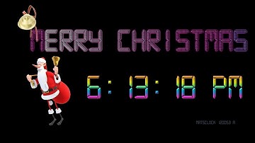 MatsClock 120053a - Free Digital Clock for PowerPoint Presentation Slides