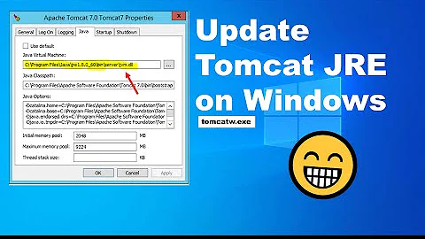 How To Update Tomcat JRE on Windows
