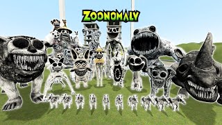 DESTROY ALL ZOONOMALY MONSTERS FAMILY & MONSTERS POPPY PLAYTIME 3 in TWIN TOWER - Garry's Mod