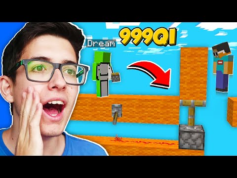 REAGINDO AO MELHOR JOGADOR DO MUNDO DE MINECRAFT (ele mitou demais