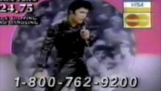 Elvis Presley "68 Comeback Special" collector's plate commercial - 1991