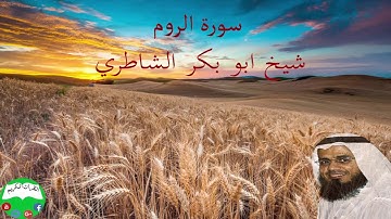 شيخ ابو بكر الشاطري سورة الروم