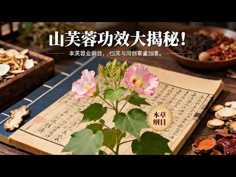 山芙蓉功效大揭秘！《本草綱目》認證的藥用瑰寶，抗癌抗炎  潤肺消腫  修復呼吸道損傷，現代研究證實的10大養生價值及使用指南！