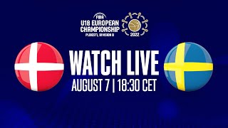 FINAL: Denmark v Sweden | Full Basketball Game | FIBA U18 European Championship 2022