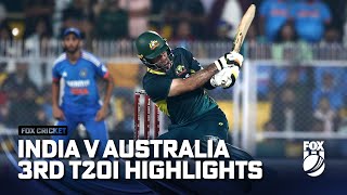 Thumbnail for India v Australia - 3rd T20I Full Match Highlights I 29/11/23 I Fox Cricket