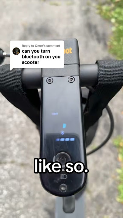 How to turn on Bluetooth on your Segway-Ninebot scooter π²ππ΄ #segway #ninebot #scooter #escooter