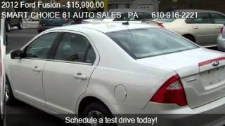 2012 Ford Fusion  for sale in Leesport, PA 19533 at SMART CH