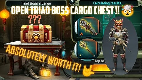What inside Triad Boss Cargo Chest?? (Triad Event) : Dawn of Zombies Gameplay