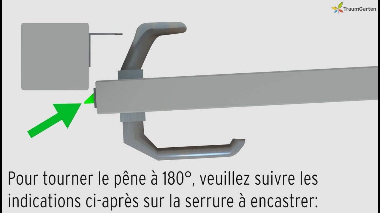 Tourner le pêne de la serrure encastrée TraumGarten portes et — free download