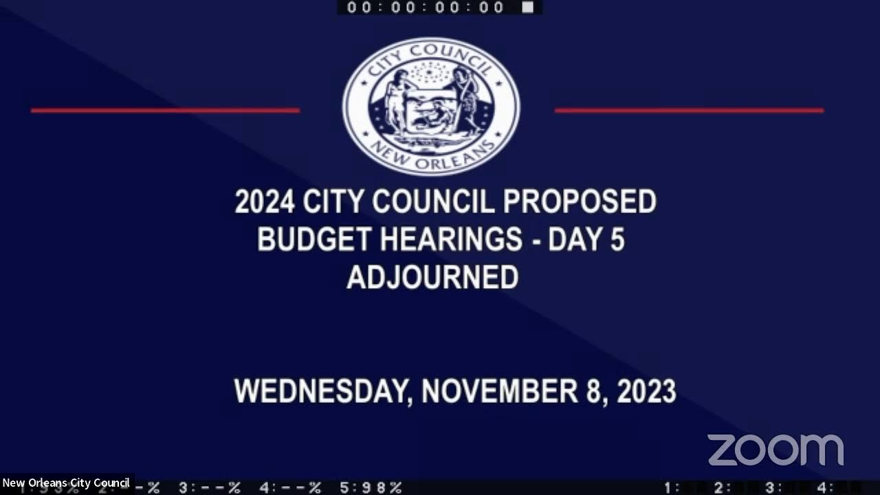 2024 Budget Hearings Day 5 11/8/2023 YouTube