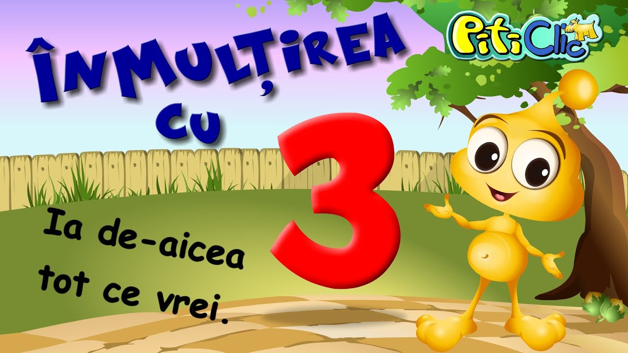 Tabla Înmulțirii Cu 2 23 Tabla inmultirii - in versuri HAZLII (cu 3) - YouTube