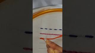 Split Stitch For Beginners 🌿 #love #handembroidery