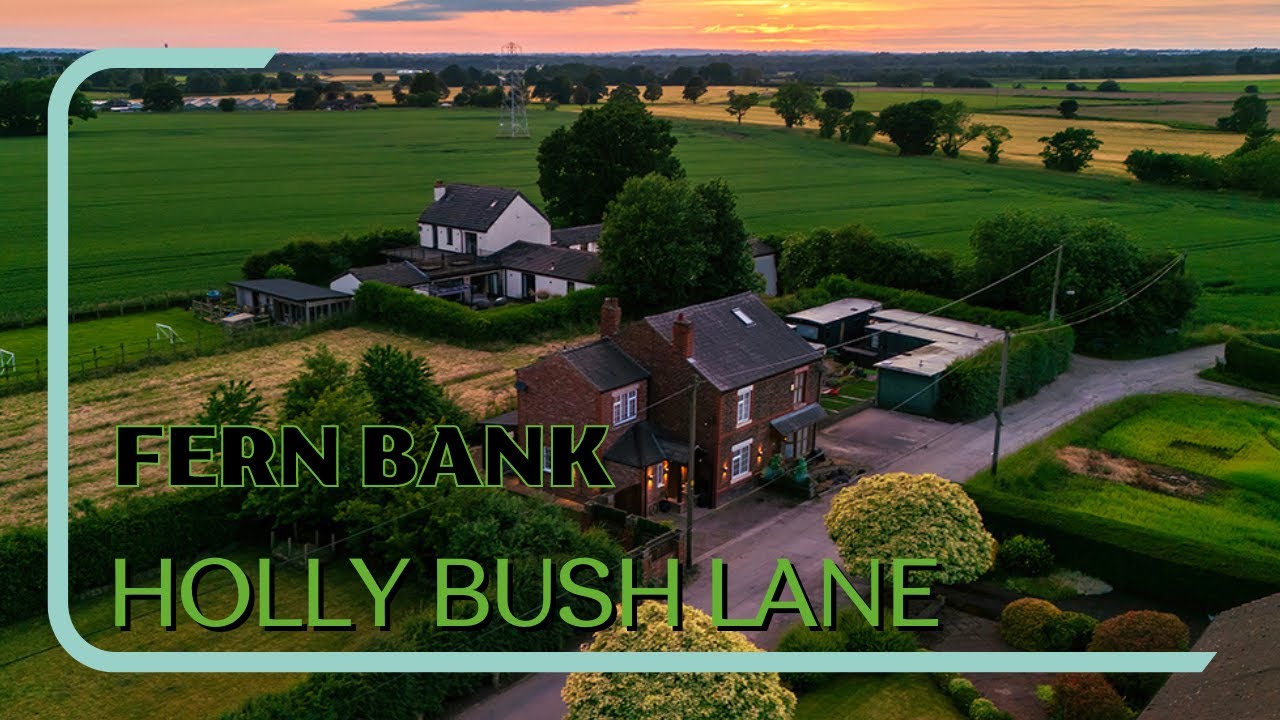 Fern Bank, Holly Bush Lane, Rixton WA3 6DY Four Bedroom Semi Rural