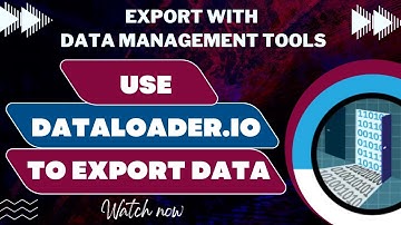 Salesforce Trailhead - Use Dataloader.io to Export Data