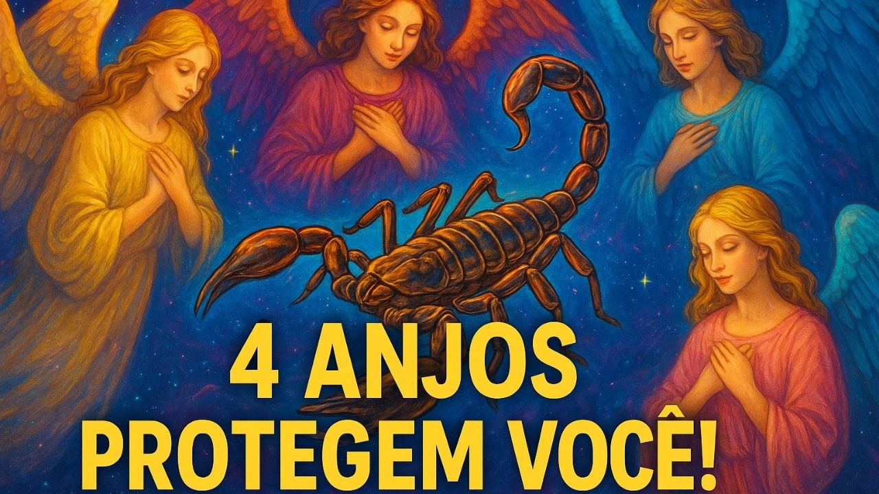 ESCORPIÃO🦂 Eles Nunca Te Deixam Sozinho: Os 4 Anjos que Protegem Seu Caminho